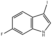 tert-butyl 6-fluoro-3-iodo-1H-indole-1-carboxylate 구조식 이미지