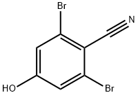 2,6-DibroMo-4-hydroxybenzonitrile 구조식 이미지