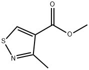 4-Isothiazolecarboxylic acid, 3-Methyl-, Methyl ester Structure