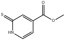 2-Mercapto-isonicotinic acid Methyl ester Structure
