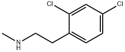 2,4-Dichloro-N-Methyl-benzeneethanaMine Structure