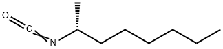 (R)-(-)-2-Octyl isocyanate, 90+% 구조식 이미지