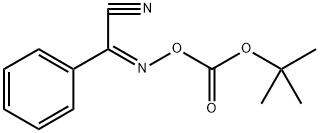 (E)-N-((tert-Butoxycarbonyl)oxy)benziMidoyl cyanide Structure