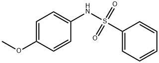 N-(4-methoxyphenyl)benzenesulfonamide 구조식 이미지