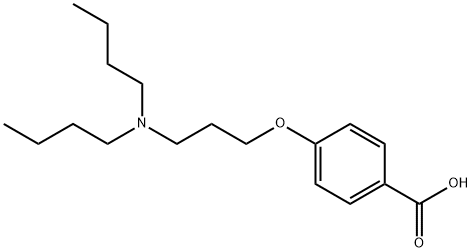 4-(3-(DibutylaMino)propoxy)benzoic acid Structure