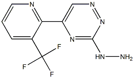 1,2,4-Triazine, 3-hydrazinyl-5-[3-(trifluoroMethyl)-2-pyridinyl]- Structure