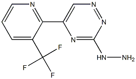 1,2,4-Triazine, 3-hydrazinyl-5-[3-(trifluoroMethyl)-2-pyridinyl]- 구조식 이미지