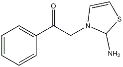 2-(2-AMinothiazol-3(2H)-yl)-1-phenylethanone Structure