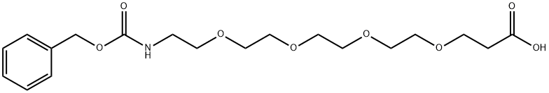 Z-15-aMino-4,7,10,13-tetraoxapentadecacanoic acid Structure
