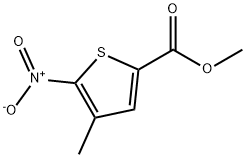 Methyl 4-Methyl-5-nitrothiophene-2-carboxylate Structure