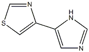 Thiazole, 4-(5-imidazolyl)- (4CI) Structure