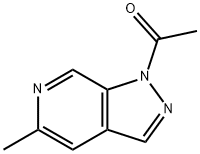 Ethanone, 1-(5-Methyl-1H-pyrazolo[3,4-c]pyridin-1-yl)- Structure