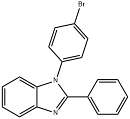 1-(4-Bromophenyl)-2-phenylbenzimidazole Structure