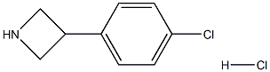 3-(4-chlorophenyl)azetidine hcl Structure