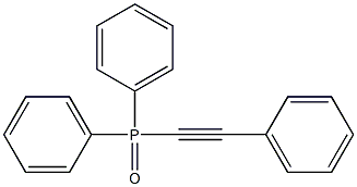 diphenyl(phenylethynyl)phosphine oxide 구조식 이미지