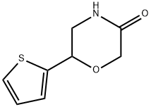 6-(Thiophen-2-yl)Morpholin-3-one Structure