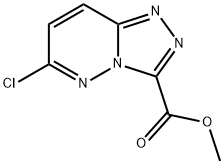 Methyl 6-chloro-1,2,4-triazolo[4,3-b]pyridazine-3-carboxylate 구조식 이미지