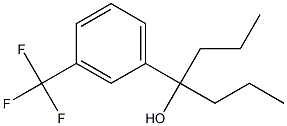 4-[3-(트리플루오로메틸)페닐]헵탄-4-올 구조식 이미지