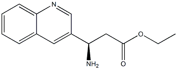 ethyl (3R)-3-aMino-3-(3-quinolyl)propanoate Structure