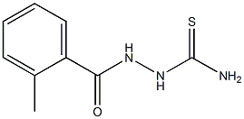 2-(2-Methylbenzoyl)hydrazinecarbothioaMide 구조식 이미지