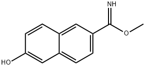 메틸6-하이드록시-2-나프티미데이트 구조식 이미지