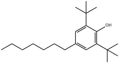 2,6-di-tert-butyl-4-Heptylphenol Structure