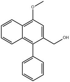 (4-메톡시-1-페닐나프탈렌-2-일)메탄올 구조식 이미지