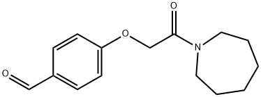 4-[2-(azepan-1-yl)-2-oxoethoxy]benzaldehyde Structure