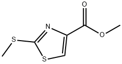 Methyl 2-(Methylthio)thiazole-4-carboxylate Structure