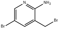 5-broMo-3-(broMoMethyl)pyridin-2-aMine hbr Structure