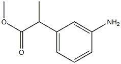 Methyl 2-(3-aMinophenyl)propanoate 구조식 이미지