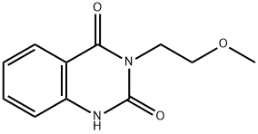 3-(2-Methoxyethyl)-2,4(1H,3H)-Quinazolinedione 구조식 이미지