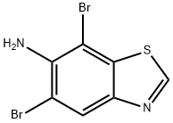 5,7-DibroMobenzo[d]thiazol-6-aMine Structure