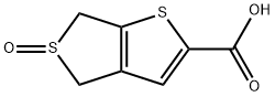 4,6-dihydrothieno(3,4-b)thiophene-2-carboxylic acid-5-oxide 구조식 이미지