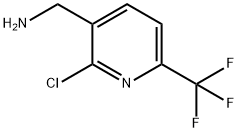C-(2-Chloro-6-trifluoroMethyl-pyridin-3-yl)-MethylaMine Structure