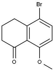 5-broMo-8-Methoxy-3,4-dihydronaphthalen-1(2H)-one Structure