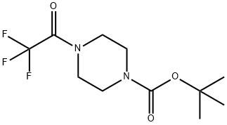 tert-부틸4-(2,2,2-트리플루오로아세틸)피페라진-1-카르복실레이트 구조식 이미지