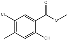 5-Chloro-2-hydroxy-4-Methyl-benzoic acid Methyl ester Structure