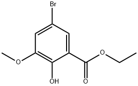 Ethyl 5-broMo-2-hydroxy-3-Methoxybenzoate Structure