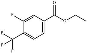 ethyl 3-fluoro-4-(trifluoroMethyl)benzoate 구조식 이미지