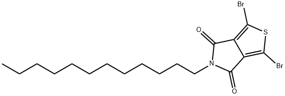 1,3-DibroMo-5-dodecyl-4H-thieno[3,4-c]pyrrole-4,6(5H)-dione 구조식 이미지
