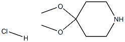 4,4-Dimethoxypiperidine hydrochloride Structure