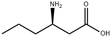 (R)-3-Aminohexanoic acid 구조식 이미지