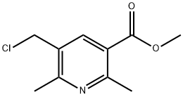 Ethyl 5-(chloroMethyl)-2,6-diMethylnicotinate Structure