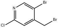 5-BroMo-4-(broMoMethyl)-2-chloropyridine Structure