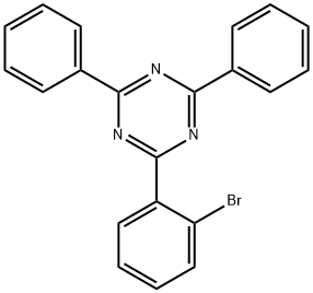 2-(2-бромфенил)-4,6-дифенил-1,3,5-триазин структурированное изображение