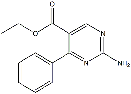 Ethyl 2-aMino-4-phenylpyriMidine-5-carboxylate Structure