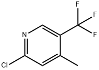 2-클로로-4-메틸-5-(트리플루오로메틸)피리딘 구조식 이미지