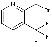 2-(브로모메틸)-3-(트리플루오로메틸)피리딘 구조식 이미지