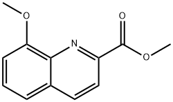 메틸8-메톡시퀴놀린-2-카르복실레이트 구조식 이미지